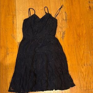 Elegant Black Lace Dress